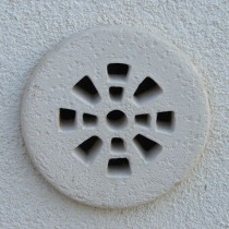 Round air vent