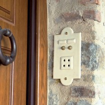 Rectangular double doorbell